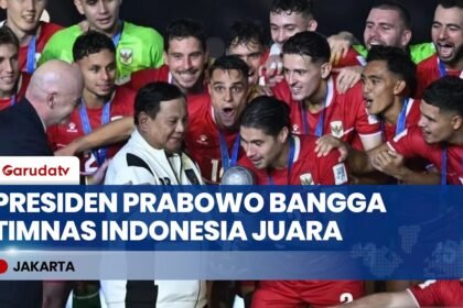 Presiden Prabowo Bangga Timnas Indonesia Juara FIFA ASEAN Cup 2026