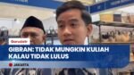 Wapres Gibran Buka Suara Tanggapi Putusan MK: Tidak Mungkin Kuliah Kalau Tak Lulus SMA