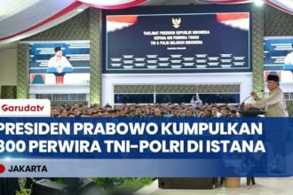 Presiden Prabowo Kumpulkan 800 Perwira TNI-Polri di Istana Negara, Sampaikan Taklimat Penting