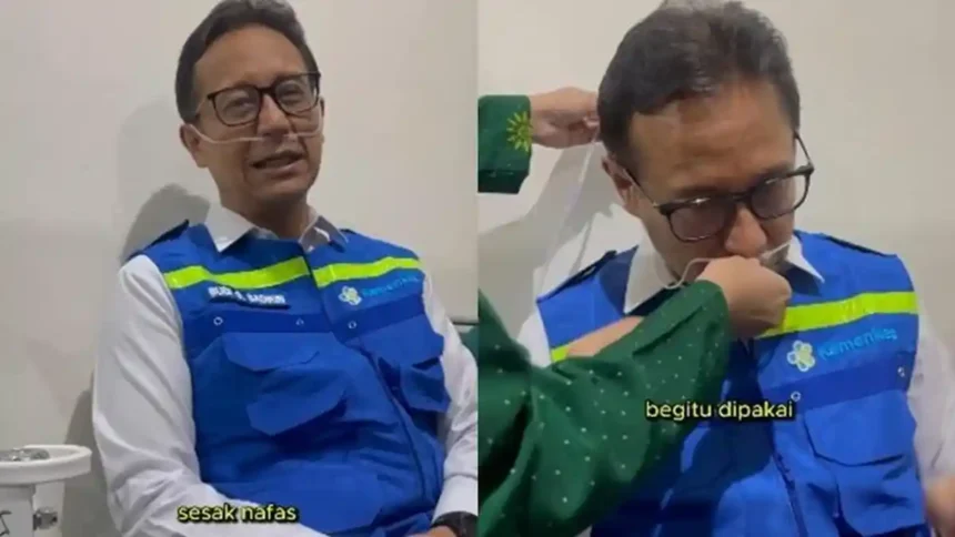 Klarifikasi Kemenkes Soal Foto Viral Menkes Pakai Oksigen Saat Kunker Karhutla, Murni Edukasi