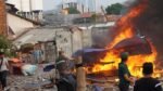 Sapu Bersih, 116 Personel Gabungan Ratakan dan Bakar Lapak Narkoba Kampung Boncos