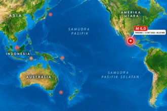 Gempa M6,0 mengguncang Panama pada 12 Oktober 2026 di tengah penanganan dampak gempa M7,7, yang menyebabkan sedikitnya 27 orang terluka dan hampir 900 rumah rusak.