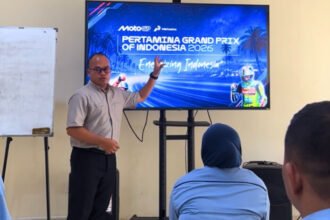 Patra Jasa mengerahkan personel terlatih untuk mendukung layanan hospitality di Pertamina Camping Ground selama Pertamina Grand Prix of Indonesia 2026 di Mandalika.
