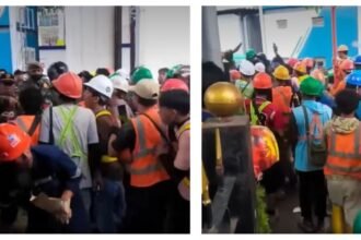 Emosi Motor Dikempiskan di Hari Panas Terik, Pekerja Proyek Serang Petugas Satpol PP di Bulungan