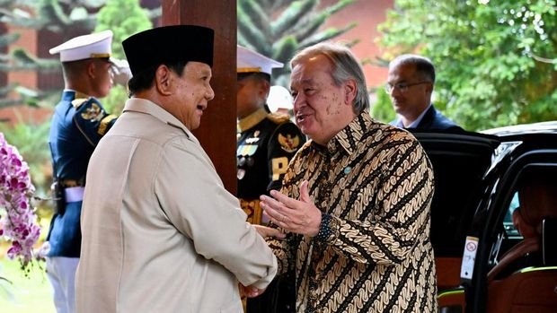 Momen Keakraban Presiden Prabowo dan Sekjen PBB Guterres di Hambalang, Perkuat Misi Global