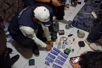 Puluhan Pemuda Terjaring Razia Narkoba di Saritem Bandung
