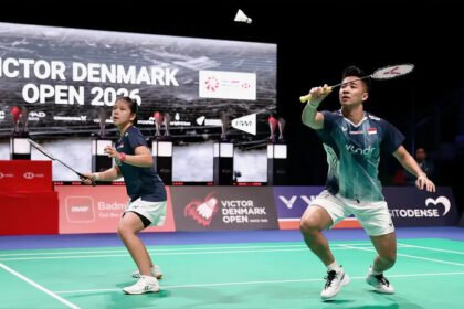 Debut Dejan Ferdinansyah/Felisha Pasaribu di Denmark Open 2026 berakhir setelah kalah dua gim langsung dari pasangan Taiwan