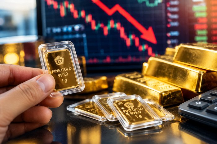Harga emas Antam turun Rp10.000 menjadi Rp2,57 juta per gram pada Selasa, 6 Oktober 2026.
