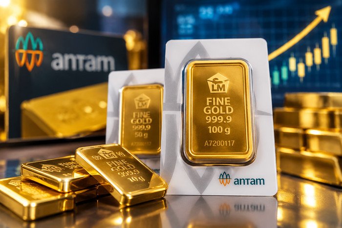 Harga emas Antam hari ini, Senin 12 Oktober 2026, naik menjadi Rp2,594 juta per gram, sedangkan buyback mencapai Rp2,408 juta per gram. Simak daftar harga lengkap dan ketentuan pajaknya.