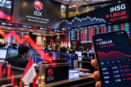 IHSG turun 0,88 persen ke level 5.883,68, satu jam perdagangan dibuka. Simak prediksi pergerakan indeks, level support-resistance, arus dana asing, dan sentimen pasar saham hari ini.