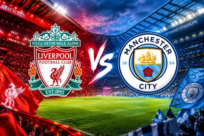 Liverpool menjamu Manchester City di Anfield dalam duel Liga Inggris yang dapat memengaruhi persaingan papan atas.