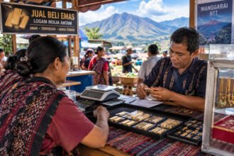 Harga emas Antam kembali turun Rp13.000 menjadi Rp2.546.000 per gram pada 30 Oktober 2026, sementara harga buyback ikut menjadi Rp2.341.000.