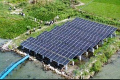 Pemerintah meresmikan operasional PATS Desa Sibonor Ompuratus, Samosir, untuk mendukung irigasi sawah dengan energi surya.