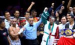 Petinju Indonesia Daud Yordan meraih gelar ABF Diamond setelah menang angka atas petinju Filipina Adore Torres di GOR Terpadu, Pontianak, Sabtu (10/10/2026).