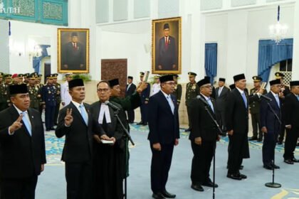 Presiden Prabowo Subianto lantik sejumlah pejabat negara pada 15 Oktober 2026, Kepala BNPB, Wakil Panglima TNI, dan Wakil Menteri Pertanian.