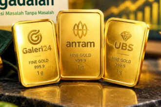 Harga emas Pegadaian Sabtu, 17 Oktober 2026, naik serentak. Simak daftar harga emas Antam, UBS, dan Galeri24 untuk ukuran 0,5 gram hingga 1 kilogram.