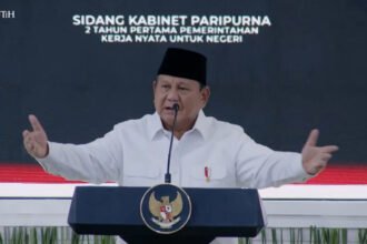 Presiden Prabowo Subianto menyoroti swasembada pangan sebagai salah satu pencapaian utama pemerintahannya saat membuka Sidang Kabinet Paripurna di Istana Merdeka, Jakarta, Rabu (21/10/2026).