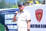 Menhan Sjafrie Sjamsoeddin memimpin penertiban tambang emas seluas 275,36 hektare di Nabire, Papua Tengah, yang disiapkan untuk dikelola BUMN melalui PT Antam.