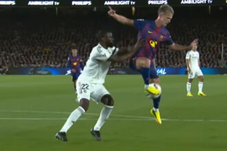 Dani Olmo menjadi salah satu pemain Barcelona yang harus absen saat menghadapi Real Madrid dalam El Clasico.