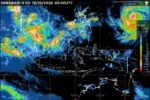 Prakiraan cuaca BMKG 18 Oktober 2026 untuk ibu kota provinsi di Indonesia, termasuk Jakarta, Bandung, Surabaya, Medan, Makassar, dan Jayapura.