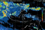 BMKG merilis prakiraan cuaca ibu kota provinsi Indonesia untuk Rabu, 14 Oktober 2026, dengan potensi hujan ringan hingga sedang serta kondisi cerah berawan dan udara kabur di sejumlah daerah.