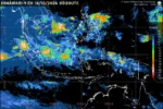 Prakiraan cuaca BMKG Jumat, 16 Oktober 2026, mencakup 38 ibu kota provinsi di Indonesia, termasuk potensi hujan sedang di Tanjung Selor dan Sorong serta petir di Bengkulu.