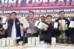 Polri menggagalkan penyelundupan 1,16 ton ketamin dari kapal MT Global 168 di Sumatera Utara, dengan potensi menyelamatkan 5,8 juta jiwa.