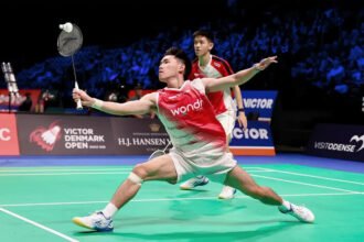 Hasil Denmark Open 2026 hari pertama, Selasa (13/10/2026), menempatkan enam wakil Indonesia dalam hasil tanpa kemenangan setelah lima kalah dan Leo/Daniel mundur akibat cedera siku Daniel Marthin.