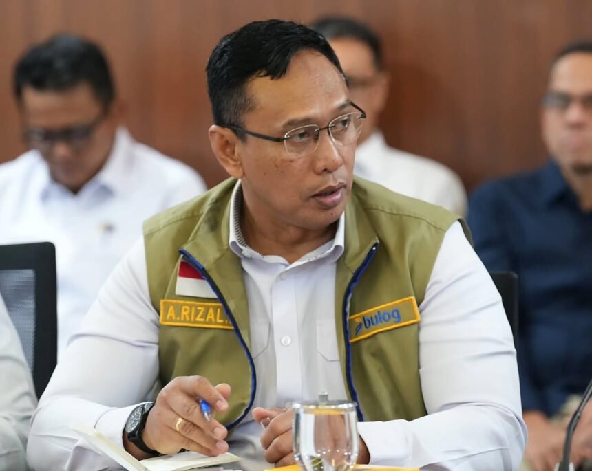 Direktur Utama Perum BULOG Ahmad Rizal Ramdhani menyampaikan capaian laba Rp2,4 triliun hingga September 2026 di tengah keberhasilan pengadaan beras yang melampaui empat juta ton.