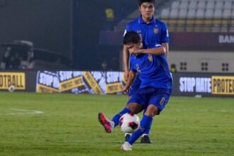 Dua Kali Tertunda hujan Badai, Filipina Tumbangkan Thailand 2-1 di Grup B FIFA ASEAN Cup