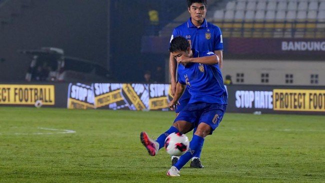 Dua Kali Tertunda hujan Badai, Filipina Tumbangkan Thailand 2-1 di Grup B FIFA ASEAN Cup